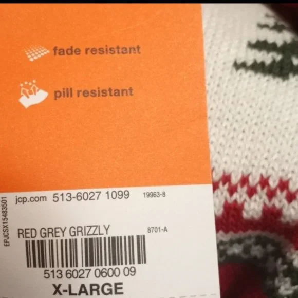 St. John's Bay Men's Fair Isle Grizzly Sweater - Picture 5 of 5